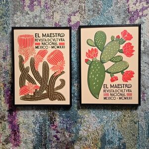El Maestro Cactus Canvas Prints 12x16